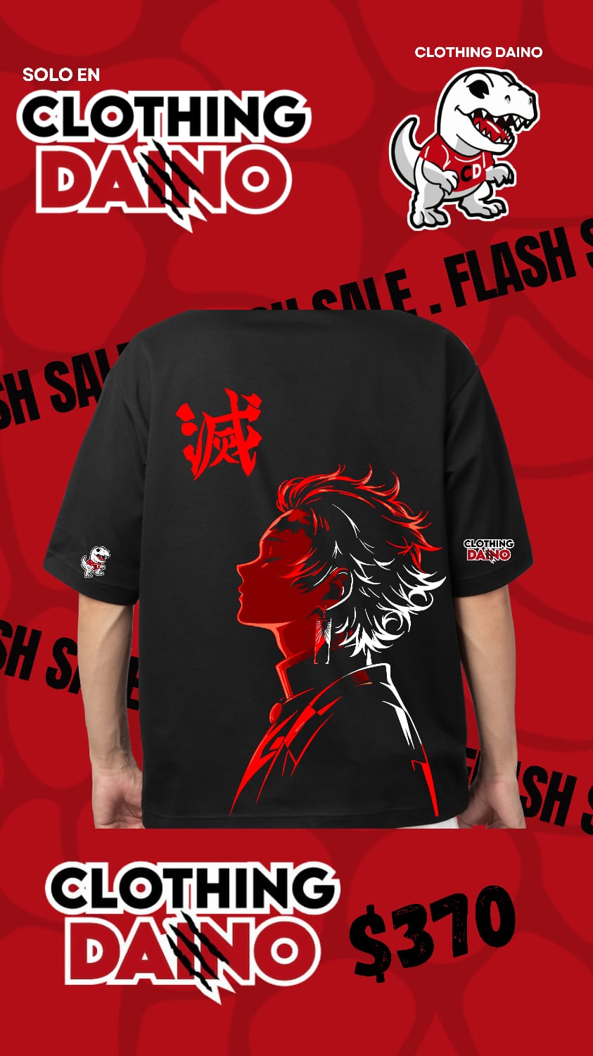 Playera Personalizada Demon Slayer Tanjiro.