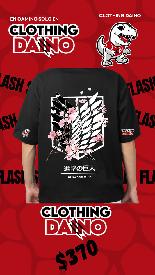 Playera Personalizada attack on titan