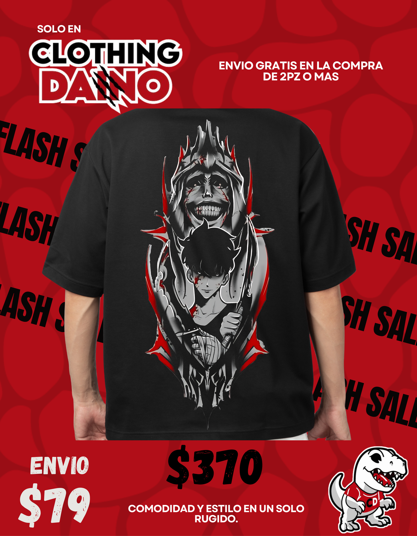 Playera Personalizada Solo Leveling- Monarca
