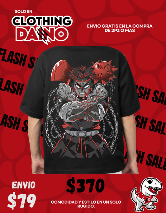 Playera Personalizada Demon Slayer Gyomei Himejima