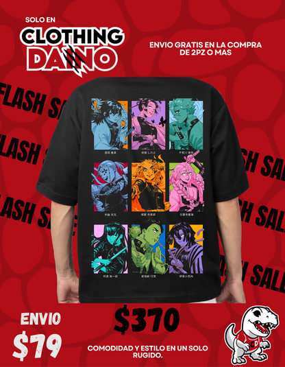 Playera Personalizada Demon Slayer Pilares