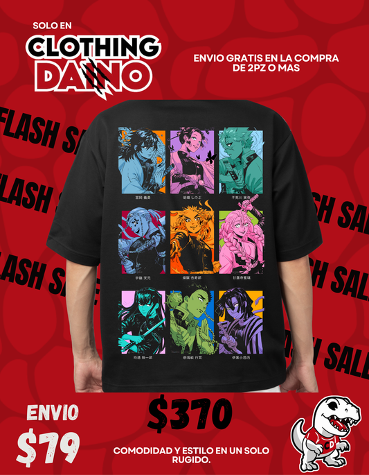 Playera Personalizada Demon Slayer Pilares