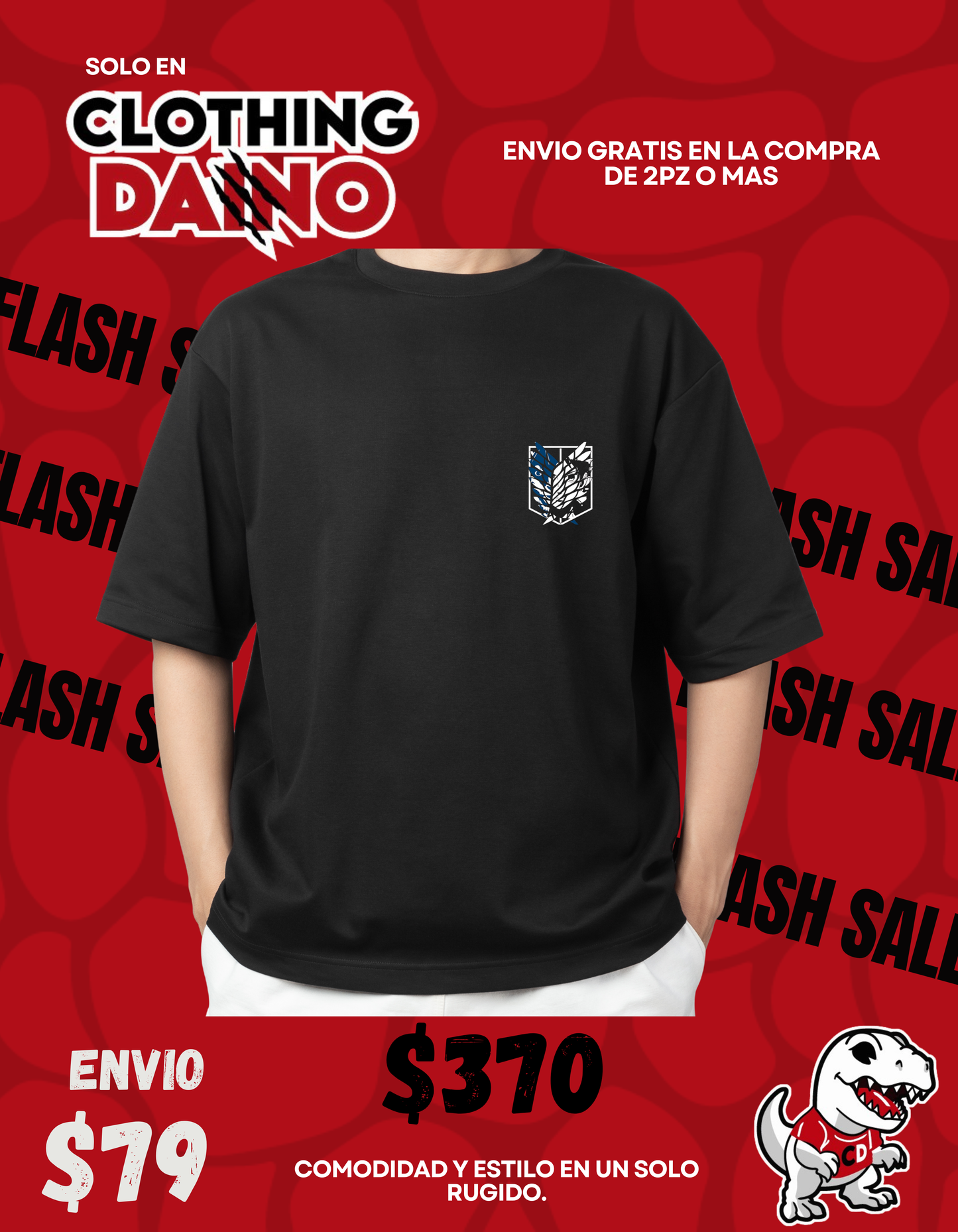 Playera Personalizada attack on titan