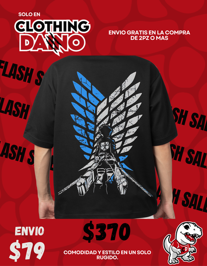 Playera Personalizada attack on titan