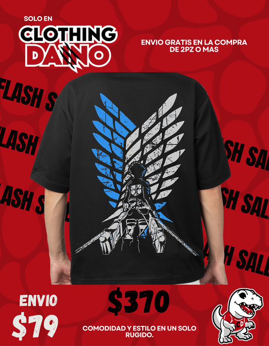 Playera Personalizada attack on titan